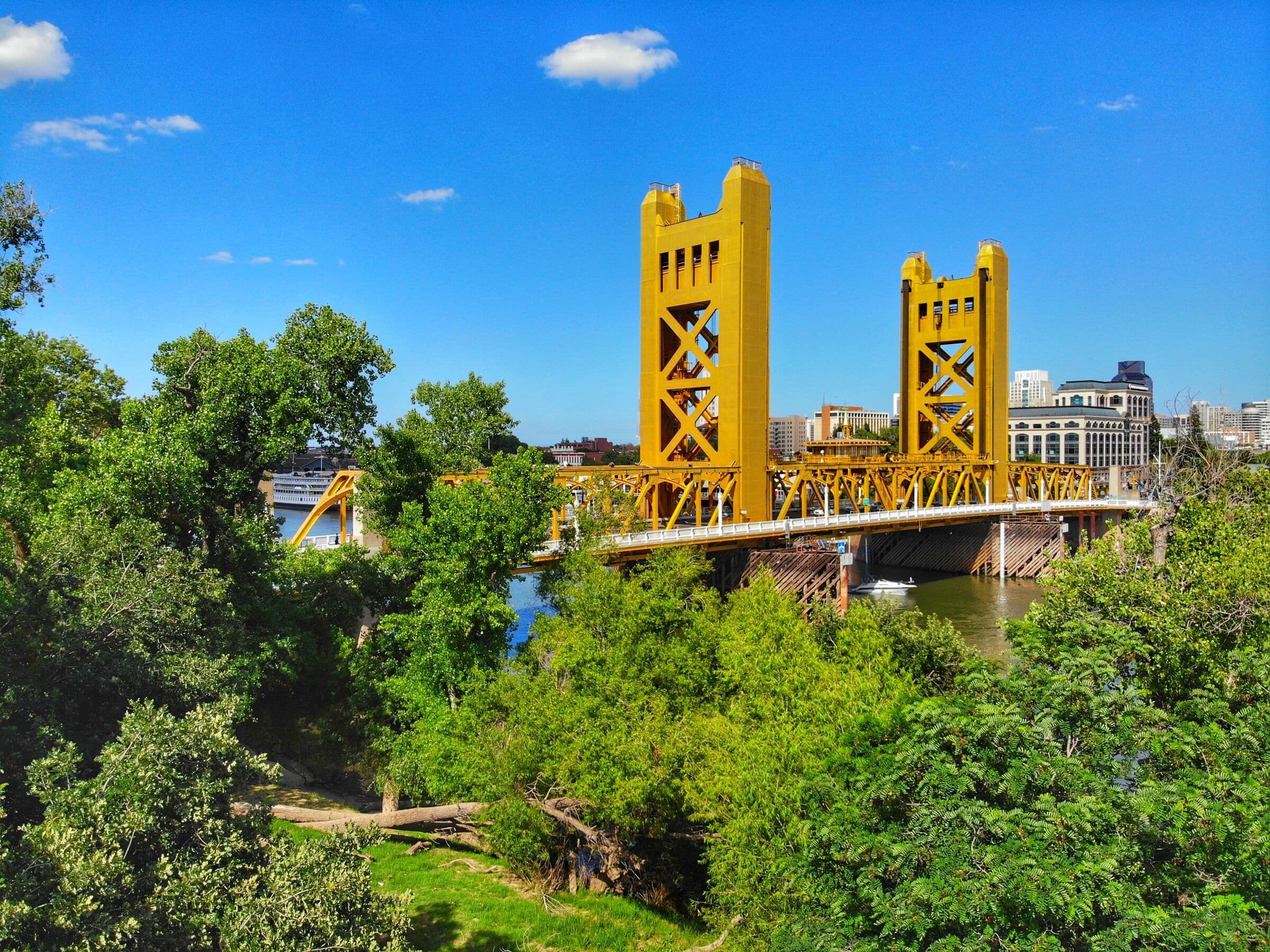 The Tower Bridge over the Sacramento River