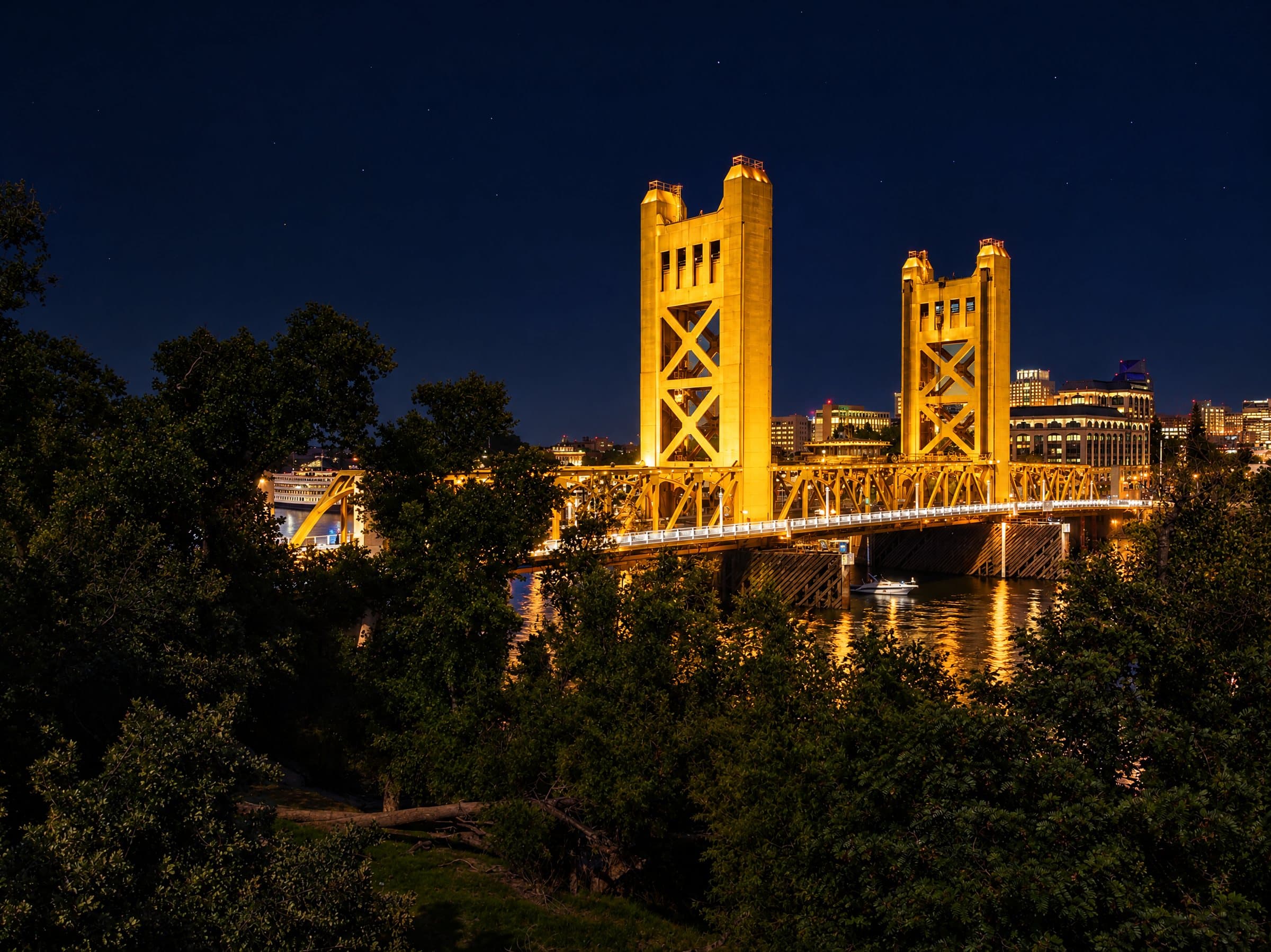 The Tower Bridge over the Sacramento River